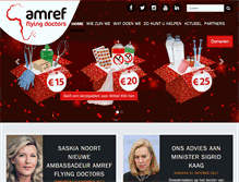 Tablet Screenshot of amref.nl