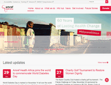 Tablet Screenshot of amref.org